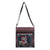 Women's Small Canvas Letter Basic Square Zipper Crossbody Bag