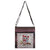 Women's Small Canvas Letter Basic Square Zipper Crossbody Bag