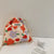 Women's Small Cotton Flower Streetwear String Cosmetic Bag