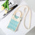 Women's Small Cotton Geometric Cute Square Open Square Bag