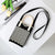 Women's Small Cotton Geometric Cute Square Open Square Bag