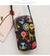 Women's Small Nylon Letter Fashion Square Zipper Crossbody Bag