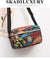 Women's Small Nylon Plant Fashion Square Zipper Crossbody Bag