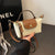 Women's Small Nylon Solid Color Basic Classic Style Sewing Thread Square Magnetic Buckle Crossbody Bag