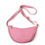 Women's Small Nylon Solid Color Streetwear Dumpling Shape Zipper Crossbody Bag