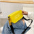 Women's Small PVC Letter Sports Zipper Crossbody Bag