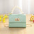 Women's Small PVC Solid Color Basic Streetwear Lock Clasp Jelly Bag