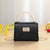 Women's Small PVC Solid Color Basic Streetwear Lock Clasp Jelly Bag