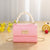 Women's Small PVC Solid Color Basic Streetwear Lock Clasp Jelly Bag