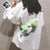 Women's Small Plush Dinosaur Cute Zipper Shoulder Bag Phone Wallets Crossbody Bag