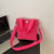 Women's Small Polyester Solid Color Basic Bucket Magnetic Buckle Handbag