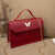 Women's Small Pu Leather Butterfly Fashion Square Flip Cover Crossbody Bag