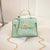 Women's Small Pu Leather Cartoon Cute Square Lock Clasp Crossbody Bag