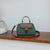 Women's Small Pu Leather Color Block Elegant Flip Cover Square Bag