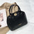 Women's Small Pu Leather Fashion Dome Bag