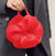 Women's Small Pu Leather Flower Streetwear Open Handbag