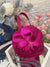 Women's Small Pu Leather Flower Streetwear Open Handbag