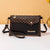 Women's Small Pu Leather Geometric Basic Square Zipper Shoulder Bag Crossbody Bag Square Bag