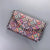 Women's Small Pu Leather Geometric Ethnic Style Square Magnetic Buckle Phone Wallets