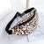 Women's Small Pu Leather Geometric Zebra Leopard Fashion Dumpling Shape Zipper Fanny Pack