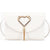 Women's Small Pu Leather Heart Shape Crocodile Fashion Square Flip Cover Crossbody Bag