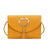 Women's Small Pu Leather Heart Shape Crocodile Fashion Square Flip Cover Crossbody Bag