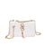 Women's Small Pu Leather Letter Stripe Elegant Streetwear Square Magnetic Buckle Square Bag