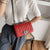 Women's Small Pu Leather Lingge Fashion Square Flip Cover Crossbody Bag