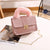 Women's Small Pu Leather Printing Cute Square Lock Clasp Crossbody Bag