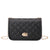 Women's Small Pu Leather Solid Color Basic Classic Style Square Flip Cover Crossbody Bag