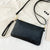 Women's Small Pu Leather Solid Color Basic Classic Style Zipper Phone Wallets