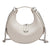 Women's Small Pu Leather Solid Color Basic Dumpling Shape Zipper Shoulder Bag