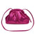 Women's Small Pu Leather Solid Color Basic Shell Magnetic Buckle Cloud Shape Bag