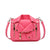 Women's Small Pu Leather Solid Color Basic Square Lock Clasp Crossbody Bag