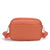 Women's Small Pu Leather Solid Color Basic Square Zipper Crossbody Bag