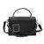 Women's Small Pu Leather Solid Color Basic Square Zipper Shoulder Bag Handbag Crossbody Bag