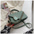 Women's Small Pu Leather Solid Color Basic Square Zipper Shoulder Bag Handbag Crossbody Bag