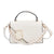 Women's Small Pu Leather Solid Color Basic Square Zipper Shoulder Bag Handbag Crossbody Bag