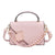 Women's Small Pu Leather Solid Color Basic Square Zipper Shoulder Bag Handbag Crossbody Bag