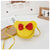 Women's Small Pu Leather Solid Color Bow Knot Cute Round Flip Cover Crossbody Bag