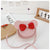 Women's Small Pu Leather Solid Color Bow Knot Cute Round Flip Cover Crossbody Bag