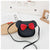 Women's Small Pu Leather Solid Color Bow Knot Cute Round Flip Cover Crossbody Bag