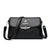 Women's Small Pu Leather Solid Color Classic Style Flip Cover Shoulder Bag