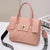 Women's Small Pu Leather Solid Color Classic Style Square Lock Clasp Handbag