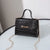 Women's Small Pu Leather Solid Color Classic Style Square Magnetic Buckle Handbag