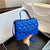 Women's Small Pu Leather Solid Color Elegant Classic Style Square Flip Cover Shoulder Bag Handbag Crossbody Bag