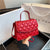 Women's Small Pu Leather Solid Color Elegant Classic Style Square Flip Cover Shoulder Bag Handbag Crossbody Bag