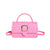 Women's Small Pu Leather Solid Color Elegant Magnetic Buckle Handbag