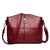 Women's Small Pu Leather Solid Color Elegant Square Magnetic Buckle Crossbody Bag