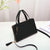 Women's Small Pu Leather Solid Color Elegant Square Zipper Shoulder Bag Handbag Crossbody Bag